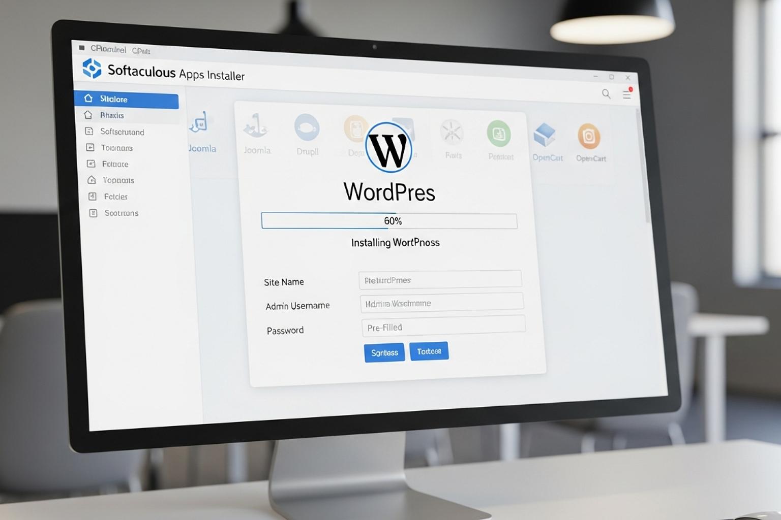 install WordPress in 5 minutes